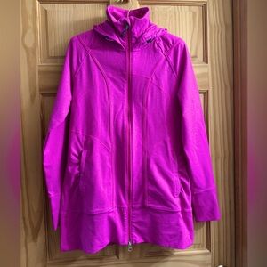 Athleta Pink Hooded Jacket